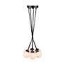3_Camila 9" Wide 7.Light Black Pendant more views