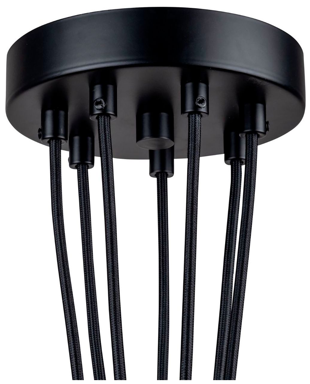 Image 4 Camila 9" Wide 7.Light Black Pendant more views