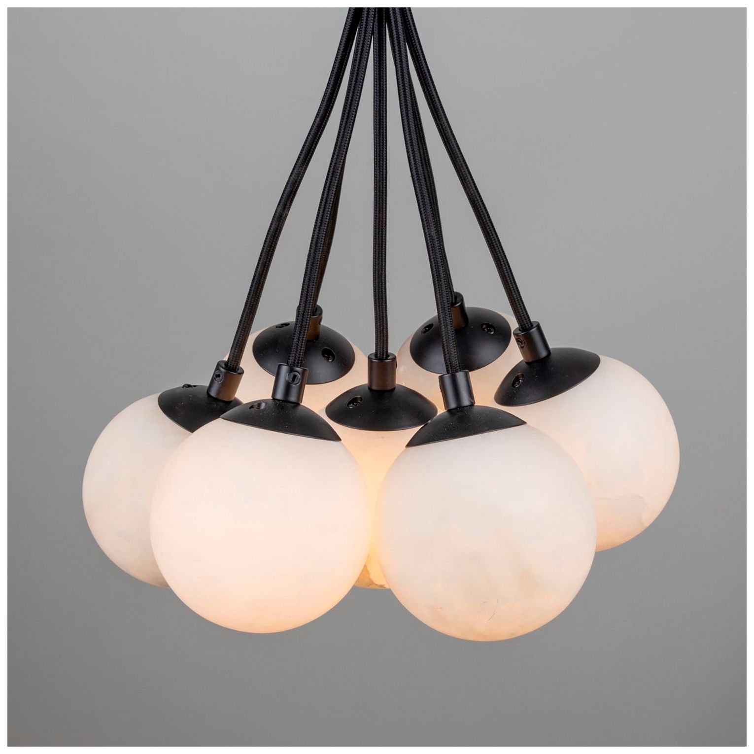 Image 6 Camila 9" Wide 7.Light Black Pendant more views