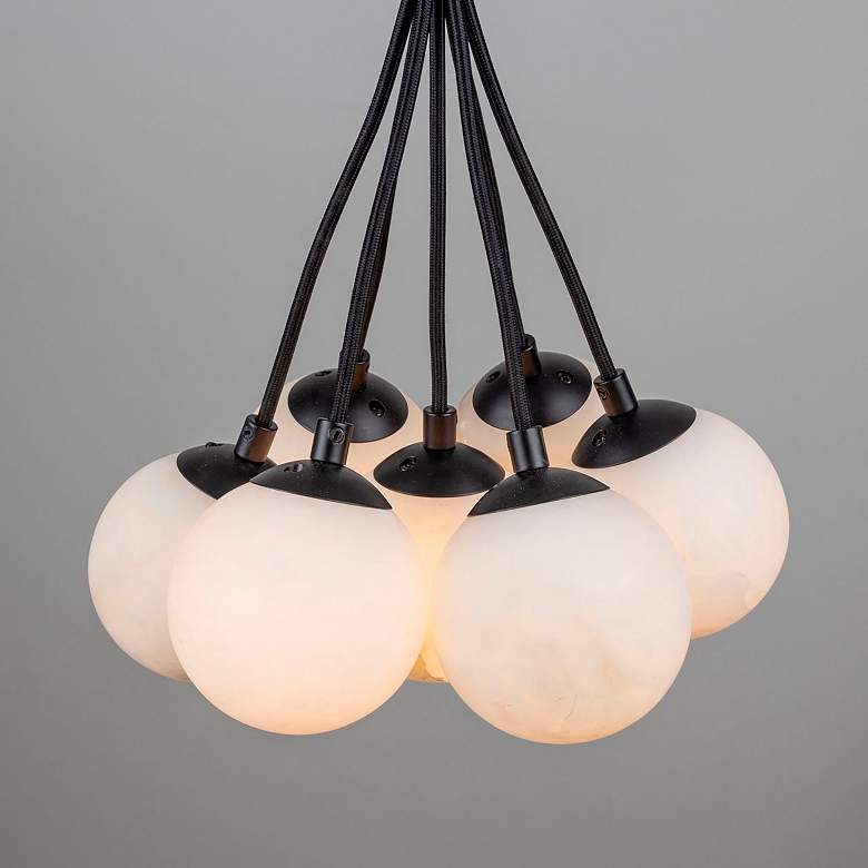Image 6 Camila 9" Wide 7.Light Black Pendant more views