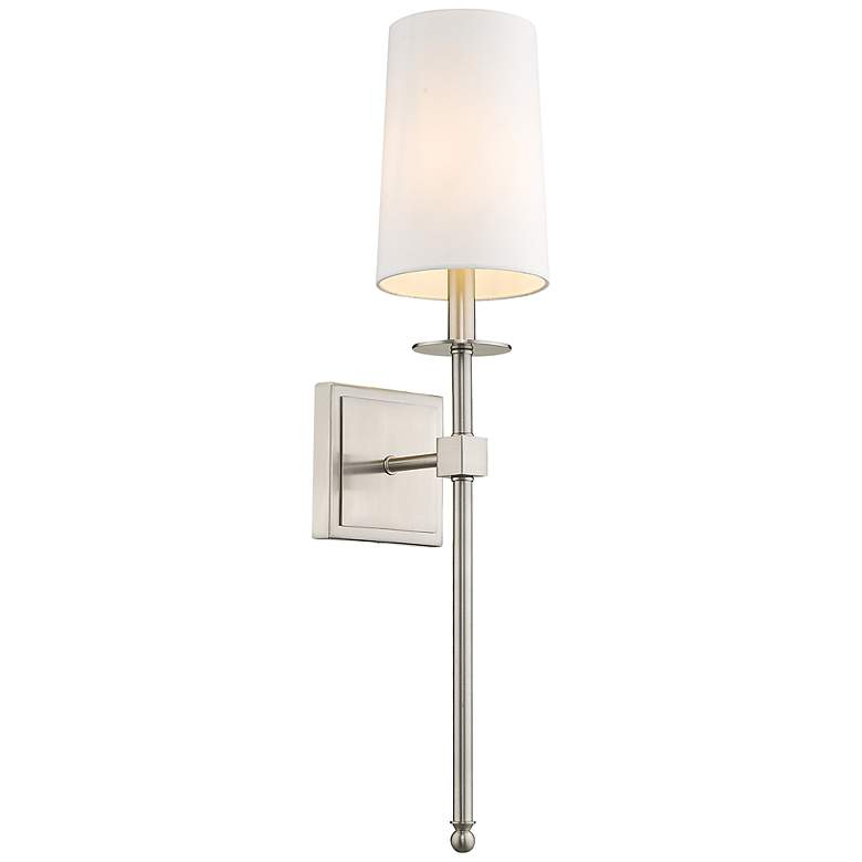 Image 1 Camila by Z-Lite Brushed Nickel 1 Light Wall Sconce