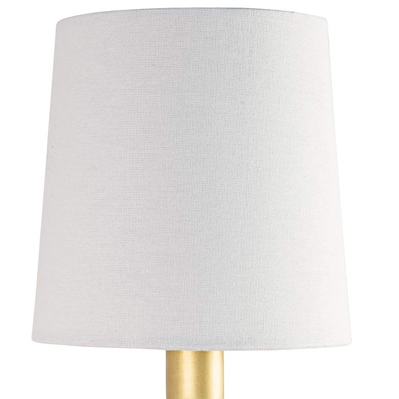 Image 3 Camilla 14"H Natural Alabaster Stone and Brass Wall Sconce more views