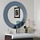 Camilla 35" Wide Round Frameless Wall Mirror