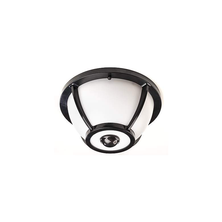 Image 1 Camille Collection 5 3/4 inch Wide Black Motion Sensor LED Ceiling Light