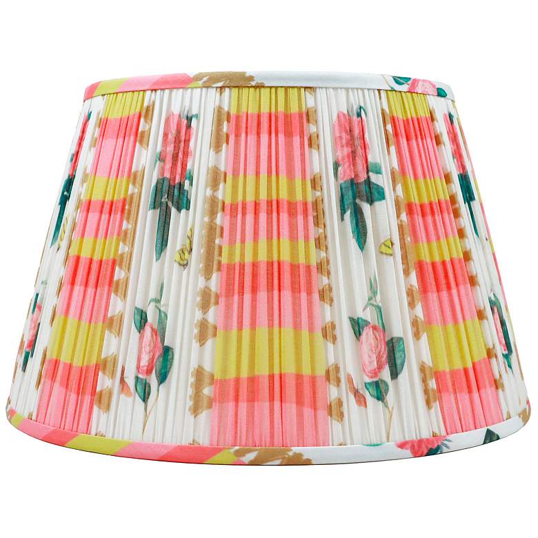 Image 1 Camille Pink Printed Empire Lamp Shade 11x16x10x10 (Spider)