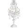 Camille White 26" High 4 Taper Candelabra Candle Holder