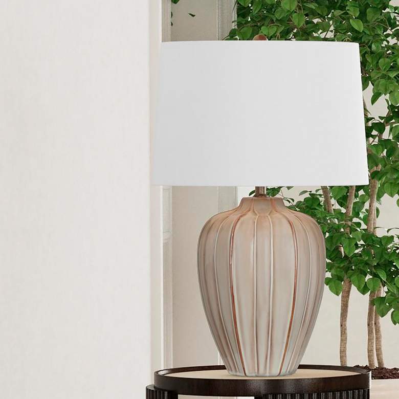 Image 1 Camilo 30" High Beige Table Lamp