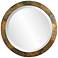 Camou Acid Washed Copper 15" Round Wall Mirror