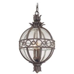 Campanile 27 1/2&quot; High French Iron Outdoor Hanging Light