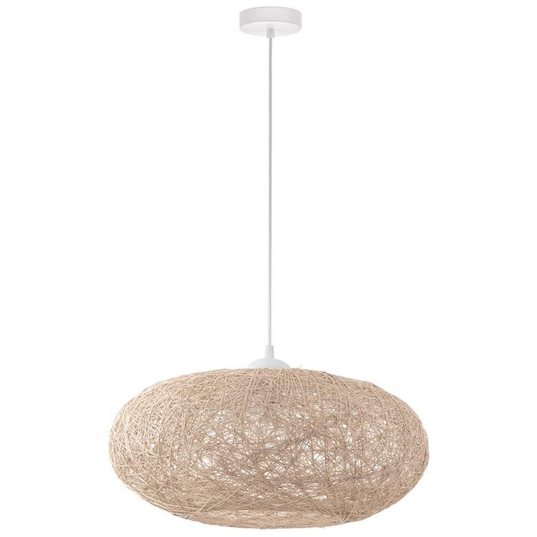 Image 1 Campilo 17.72" Wide Beige Pendant