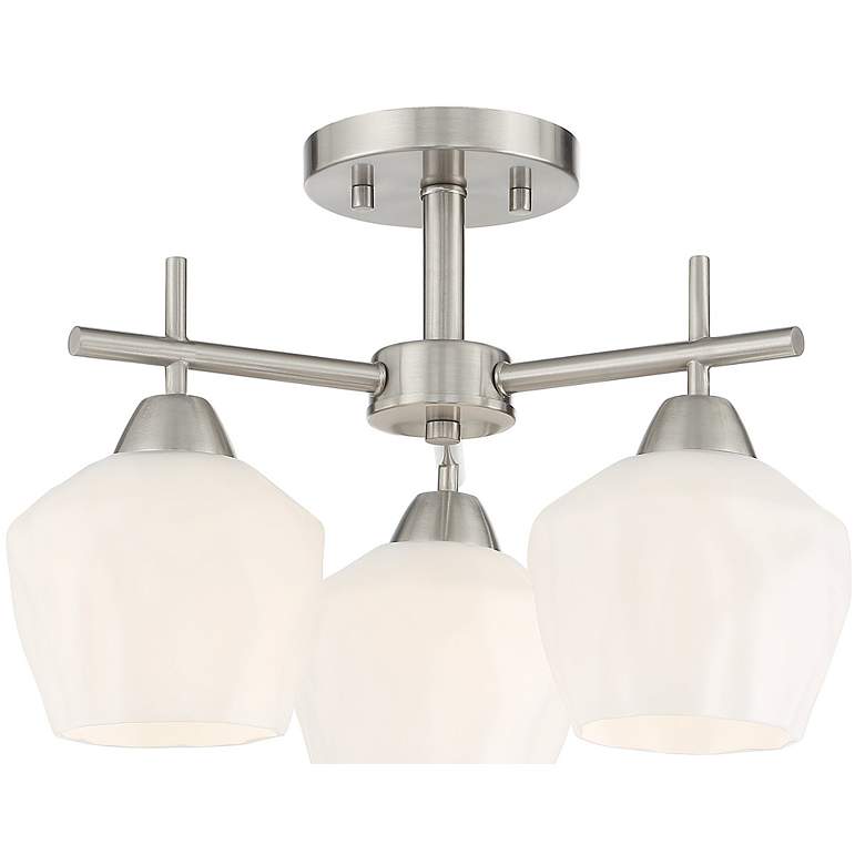 Image 2 Camrin 16" Wide Nickel Ceiling Light by Minka Lighting Inc. more views