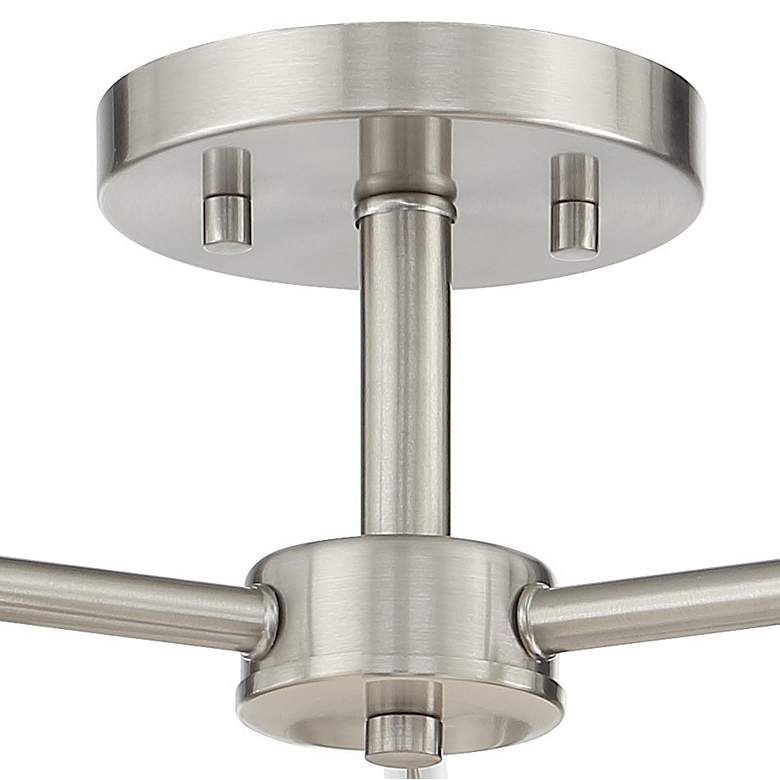 Image 3 Camrin 16 inch Wide Nickel Ceiling Light by Minka Lighting Inc. more views