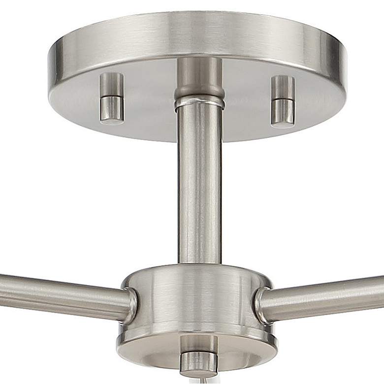 Image 4 Camrin 16 inch Wide Nickel Ceiling Light by Minka Lighting Inc. more views