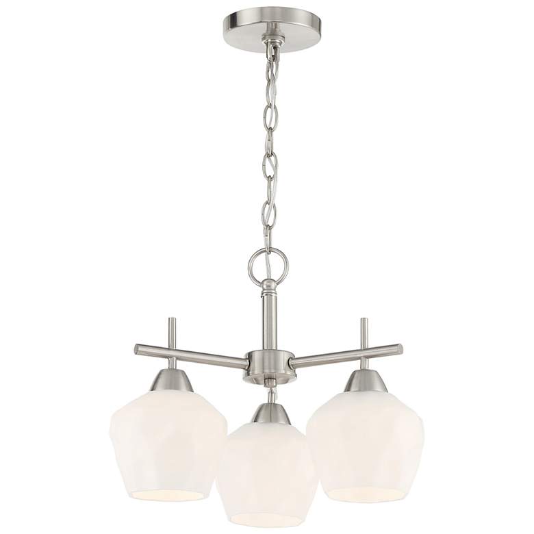 Image 4 Camrin 16 inch Wide Nickel Ceiling Light by Minka Lighting Inc. more views