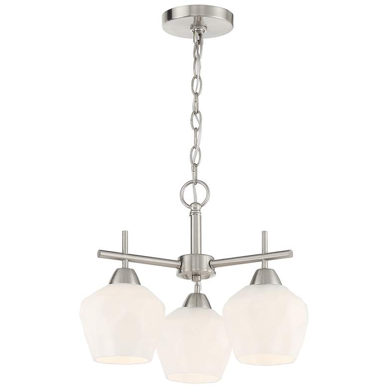 Image 5 Camrin 16 inch Wide Nickel Ceiling Light by Minka Lighting Inc. more views