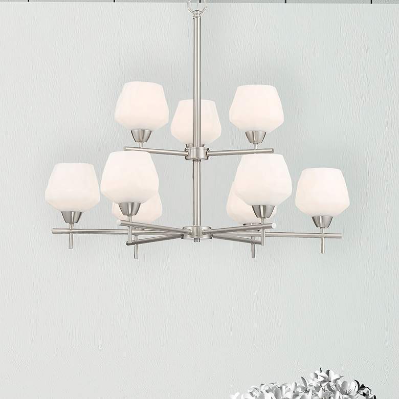 Image 1 CAMRIN - 9 LIGHT CHANDELIER