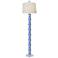 Camrose Blue and White Porcelain Chrysanthemum Floor Lamp