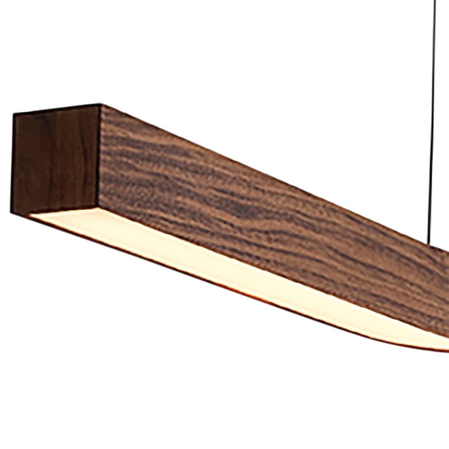 Image 4 Camur 60"W Frost Accented Walnut 2700K P2 LED Linear Pendant Made to O more views