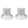 Can or Housing Free 4" White 10W LED Retrofit Trims 2-Pack