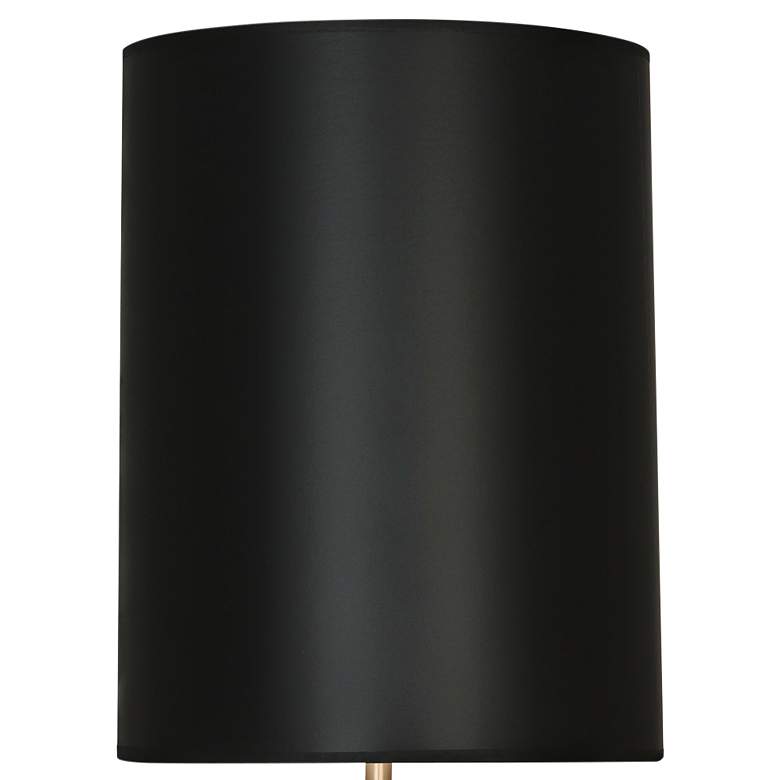 Canaan White and Black Tapered Table Lamp with Black Shade more views