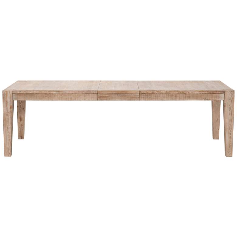 Image 7 Canal 102" Wide Smoke Gray Extendable Dining Table more views