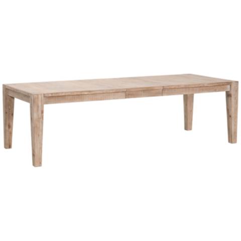 Canal 102" Smoke Gray Extendable Dining Table