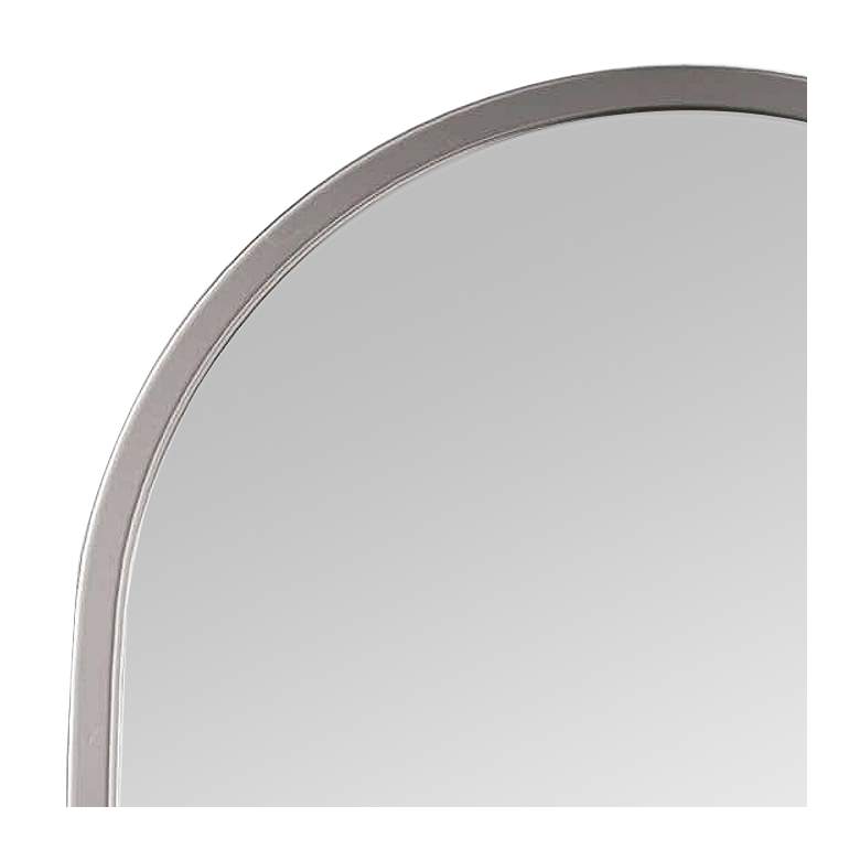 Image 2 Canal Polished Nickel 24" x 40" Oval Wall Mirror more views