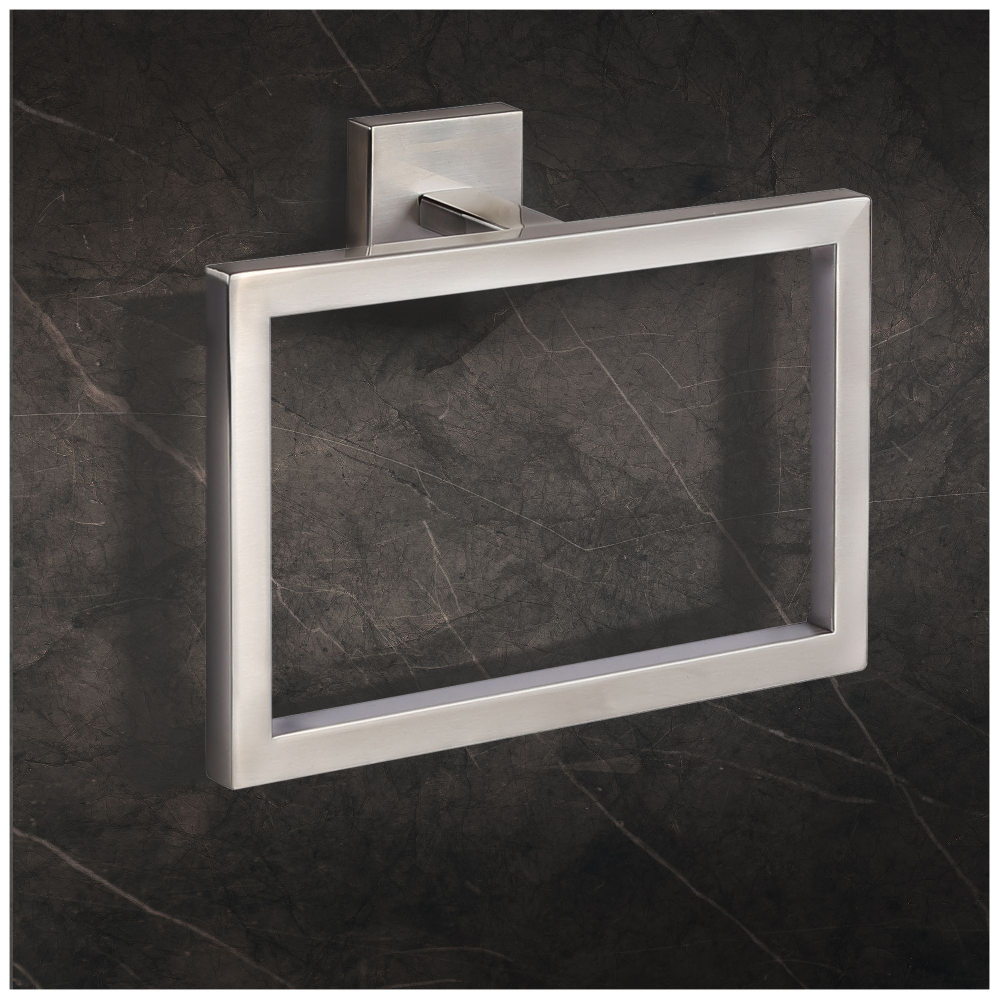 Canarm Bishop Brushed Nickel Towel Ring