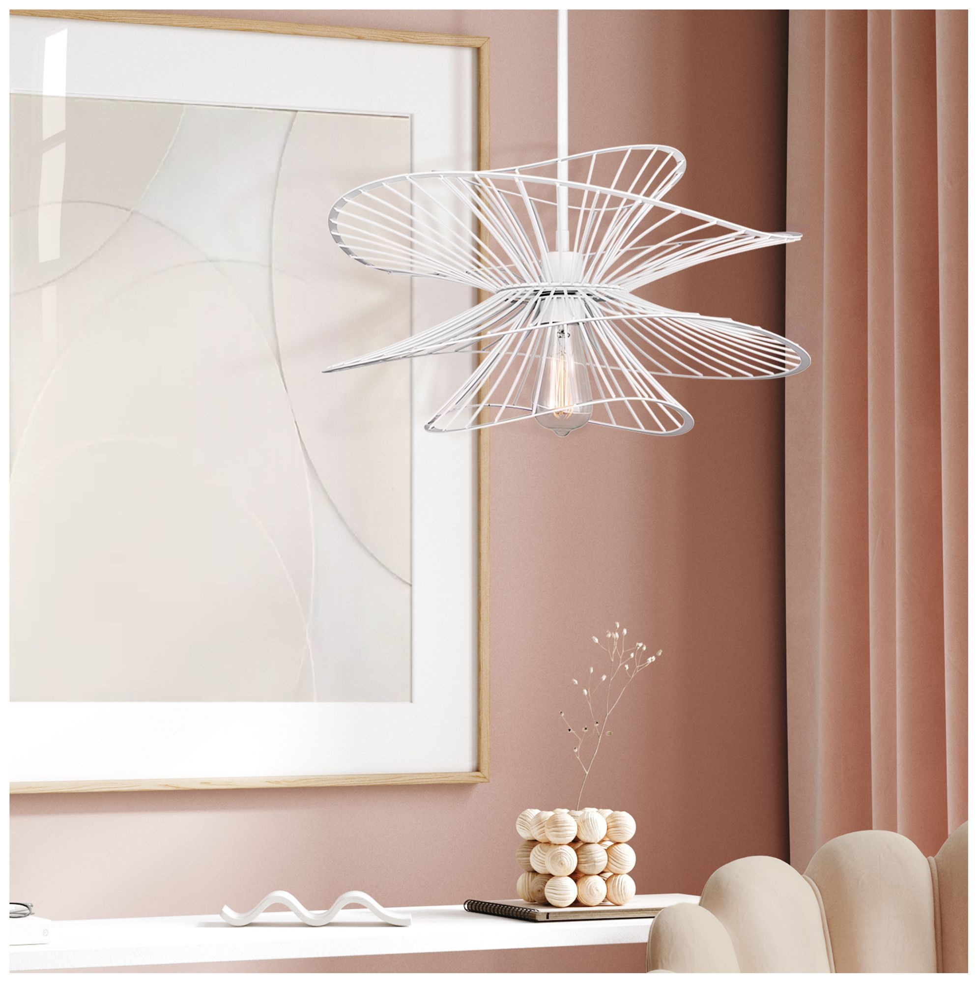 Image 4 Canarm Channel 20" Wide Modern White Dome Pendant more views