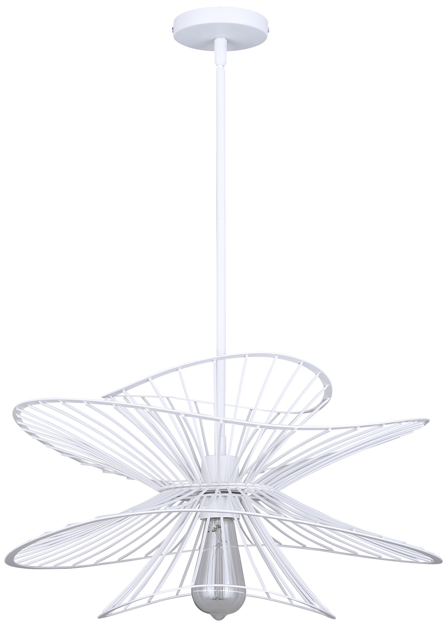 Image 7 Canarm Channel 20" Wide Modern White Dome Pendant more views