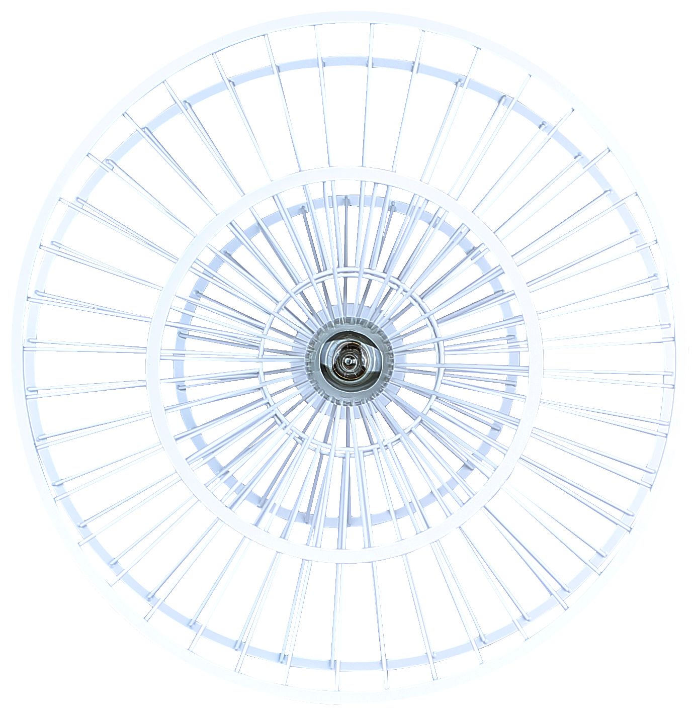 Canarm Channel 20" Wide Modern White Dome Pendant