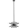 5_Canarm Channel 20" Wide Modern Matte Black Dome Pendant more views