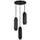 Canarm Cohen 13" Wide Modern Matte Black 3-Light Spotlight Pendant