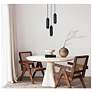 3_Canarm Cohen 13" Wide Modern Matte Black 3-Light Spotlight Pendant more views
