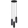 4_Canarm Cohen 13" Wide Modern Matte Black 3-Light Spotlight Pendant more views
