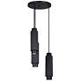 6_Canarm Cohen 13" Wide Modern Matte Black 3-Light Spotlight Pendant more views