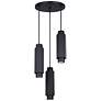 7_Canarm Cohen 13" Wide Modern Matte Black 3-Light Spotlight Pendant more views