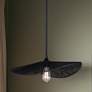 1_Canarm Georgia 20" Wide Modern Black String Pendant