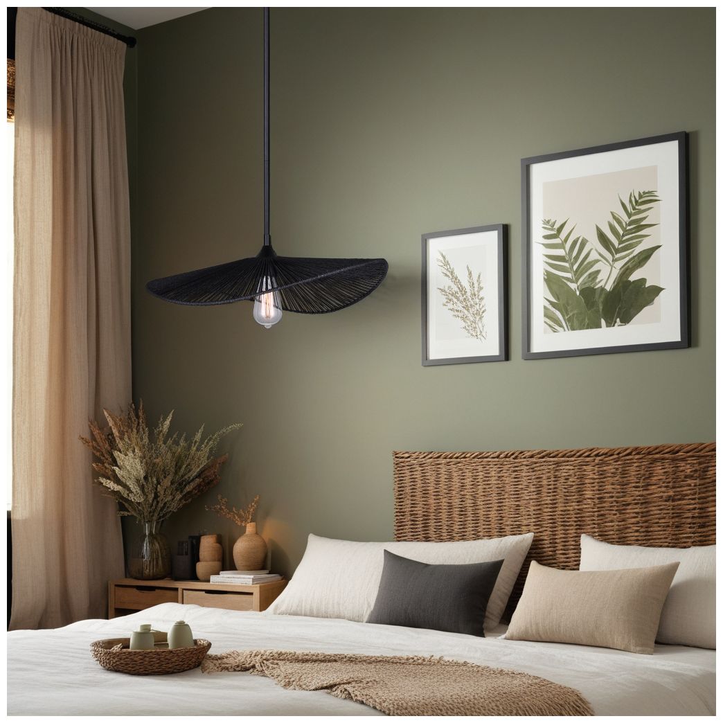 Image 4 Canarm Georgia 20" Wide Modern Black String Pendant more views