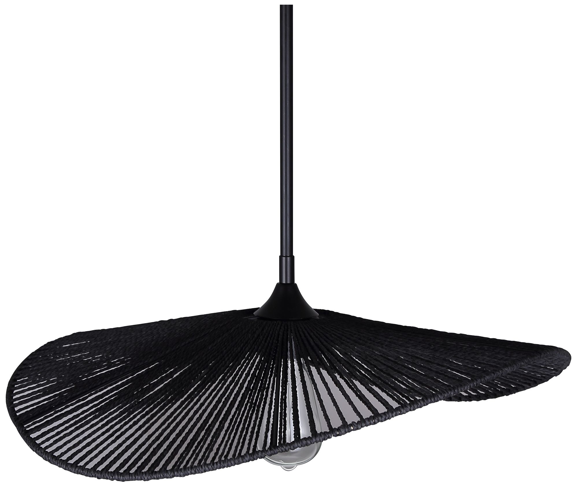 Image 6 Canarm Georgia 20" Wide Modern Black String Pendant more views