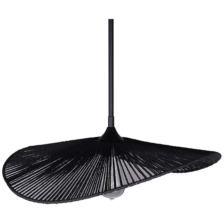 Image 6 Canarm Georgia 20" Wide Modern Black String Pendant more views