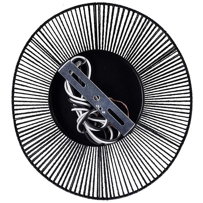 Image 7 Canarm Georgia 20" Wide Modern Black String Pendant more views