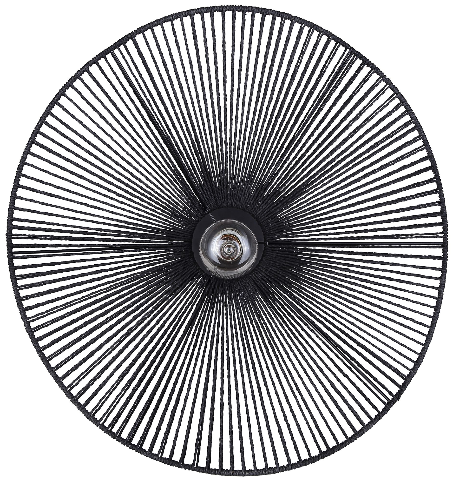 Canarm Georgia 20" Wide Modern Black String Pendant