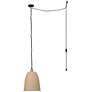 Canarm Hanoi 18" Wide Natural Bamboo Swag Pendant
