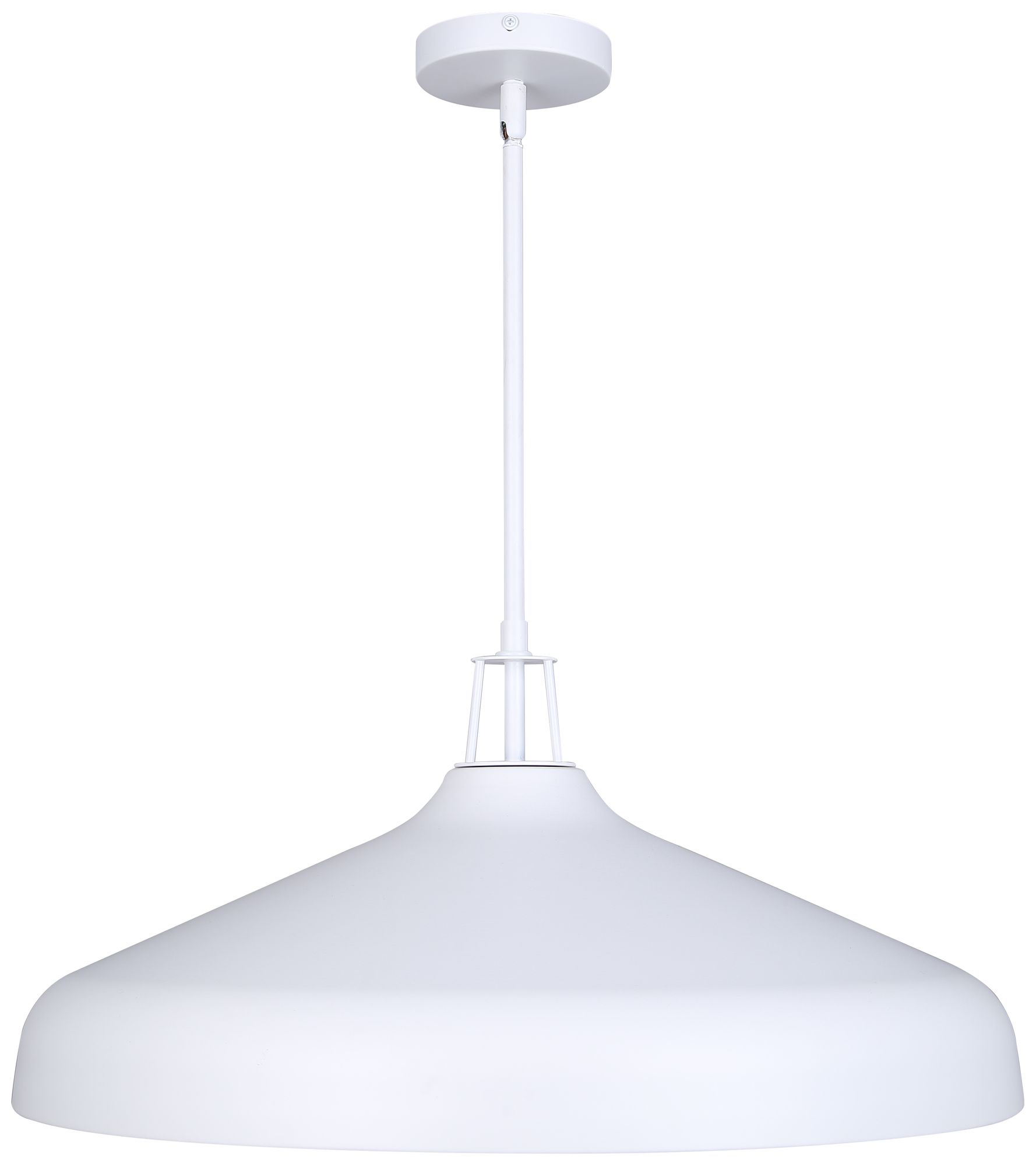 Image 6 Canarm Holland 22" Wide Modern White & Gold 4-Light Drum Pendant more views