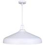 6_Canarm Holland 22" Wide Modern White & Gold 4-Light Drum Pendant more views