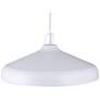 7_Canarm Holland 22" Wide Modern White & Gold 4-Light Drum Pendant more views