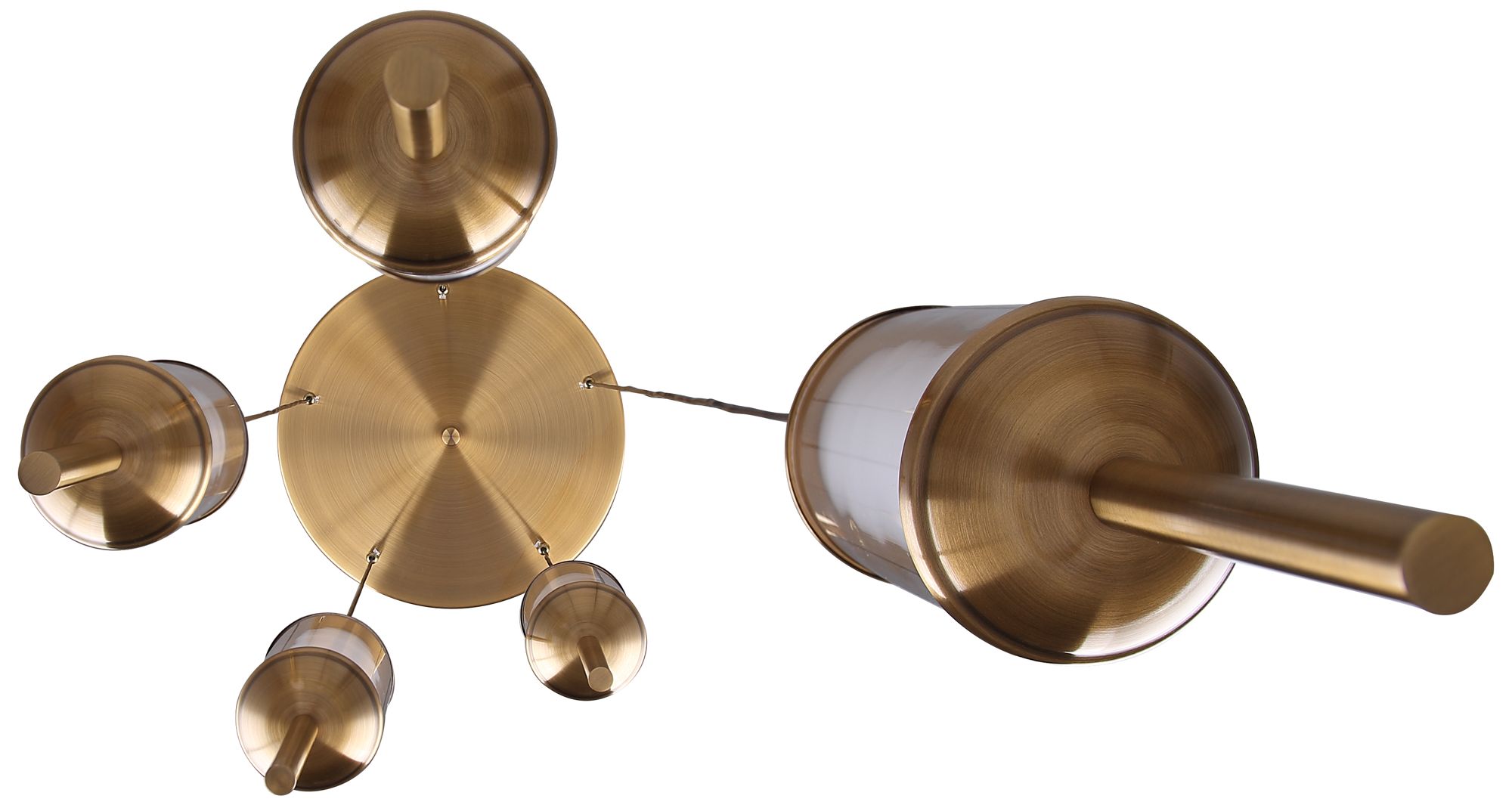 Image 6 Canarm Lavene 15" Wide Glam Gold Acrylic 5-Light LED Pendant more views