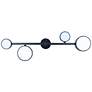 6_Canarm Montgomery 34" Wide Modern Matte Black LED Island Pendant more views