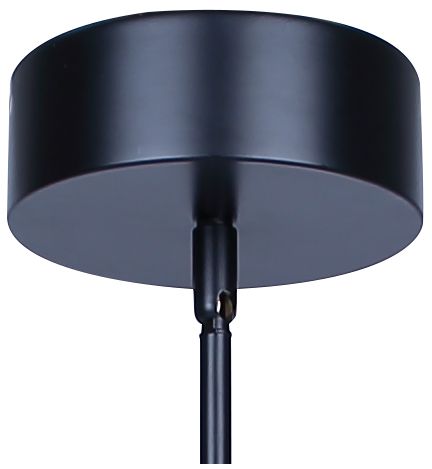 Image 7 Canarm Montgomery 34" Wide Modern Matte Black LED Island Pendant more views